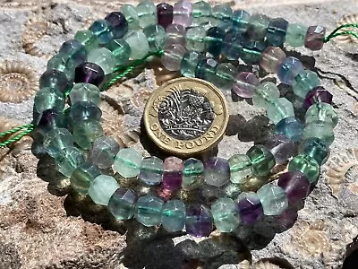 Fluorite* - Semi Precious - Gemstone Beads - 41cm Strand - Jewellery Making • £19.95