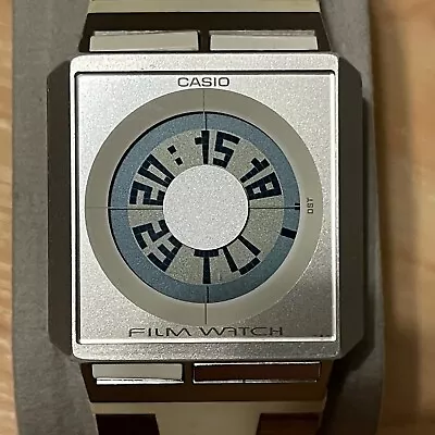 Casio Pela Film Watch FS-02 Vintage Rare Slim Quartz Men's Digital Watch RUNNING • $129.99