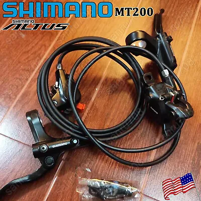 Shimano Altus MT200 Hydraulic Disc Brake Front Rear MTB BMX Bicycle 160mm Brakes • $31.90