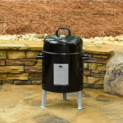 Bullet Portable Charcoal Smoker Outdoor Yard Camping BBQ Grills Cooking US • $135.90