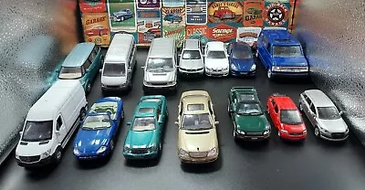 102) Toy Car Van Bundle X 14 Welly Maiston Mercedes Benz Rastar BMW M5 • £10