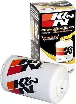 K&N HP-2005 Wrench-OFF Performance Gold Oil Filter NIB KN VW Audi Ford Ibiza • $14.98