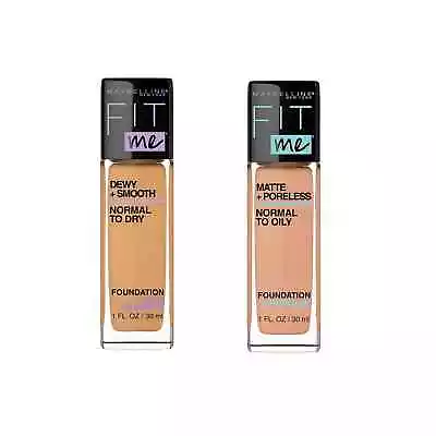 2 Pack Maybelline FIT ME Liquid Foundation 240 Golden Beige 245 Classic Beige • $11.99