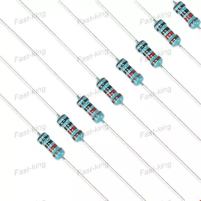 0-3300Kohm Various Value Metal Film Resistors 1/4W 1% - Full Range Of Values • $5.57