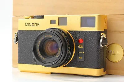 【MINT In Box】 Minolta CLE Gold Limited Film Camera M-Rokkor 40mm F/2 Japan #701 • $1999.99