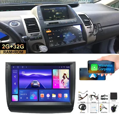 For 2003-2009 Toyota Prius Stereo Radio Wireless Carplay USB Android Auto GPS • $151.05