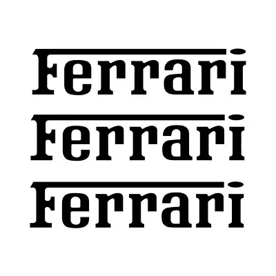 Ferrari Logo Sticker Decal Vinyl Stradale F8 Spider 812 458 488 SF90 Die Cut • $12.99