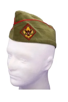 Vintage Boy Scouts Of America Hat Official Garrison Beret BSA - Medium • $17