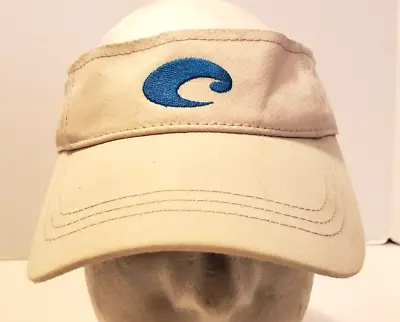 Costa Mens Visor Hat Adjustable Off White • $13.99