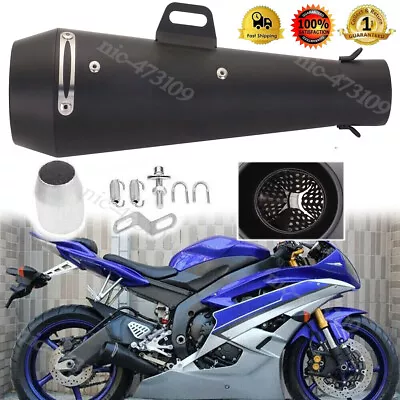 Motorcycle Exhaust Muffler Pipe DB Killer Slip On M4 For GSXR 750 YZF R6 • $45.13