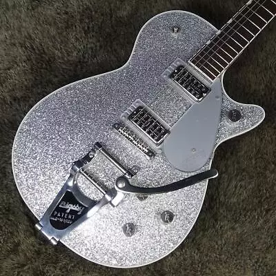 GRETSCH G6129T Players Edition Jet FT  Bigsby Silver Sparkle • $4271.68