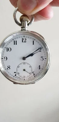 £130 • Buy ZENITH 1920's 925 Silver Pocket Watch