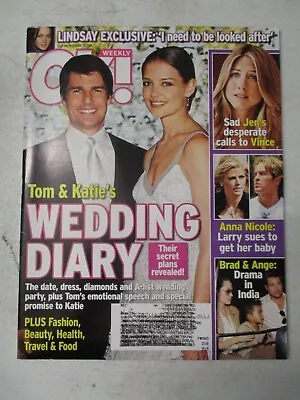 Ok Tabloid Magazine October 23 2006 Tom Cruise & Katie Holmes Wedding Diary • £9.61