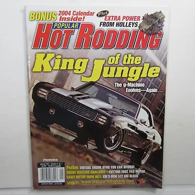 Popular Hot Rodding Jan 2004 Calendar Extra Power From Holleys 440 Mopar • $12.25