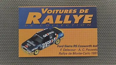 £3.64 • Buy Certificate Car Of Rally Of Collection« Ford Sierra Rs Cosworth 4x4 » Tbe