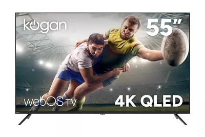 Kogan 55  QLED 4K WebOS Smart TV - W94Q 55 Inch TVs • $618