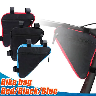 Waterproof Motorcycle Bike Cycling Triangle Bag Front Frame Cell Phone Case Bag • $6.99