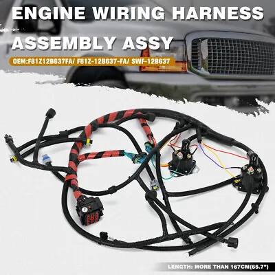 F81Z12B637FA For 2002-2003 Ford Powerstroke Diesel Engine Wiring Harness 7.3L • $159.90
