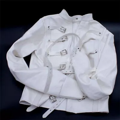 $39.99 • Buy Straight Jacket Costume S/M L/XL BODY HARNESS Restraint Armbinder