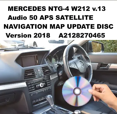 Map Update For Mercedes Benz NTG4 212 V13 AUDIO 50 APS  Satellite Navigation DVD • £19.99