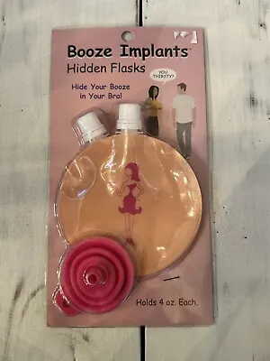 New In Package Booze Implants Hidden Flasks - 4 Oz Each • $8