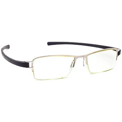 Tag Heuer Eyeglasses TH 7204 002 Brushed Silver/Navy Half Rim France 54[]18 135 • $499.99