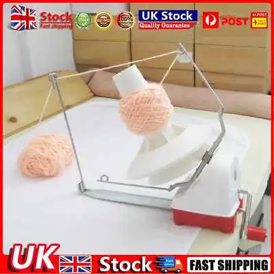 £25.91 • Buy Household Swift Yarn Fiber String Ball Wool Winder Holder Hand Operated Machine 