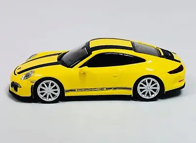 Minichamps 1/87 HO Porsche 911 R Yellow/Black Stripe 870066222 SALE • $11.99