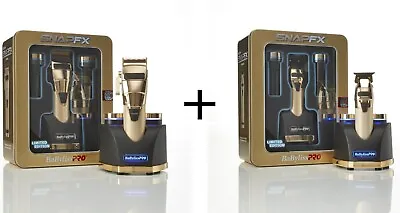 BaBylissPRO Limited Edition Gold SNAPFX Clipper + Trimmer Combo • $285