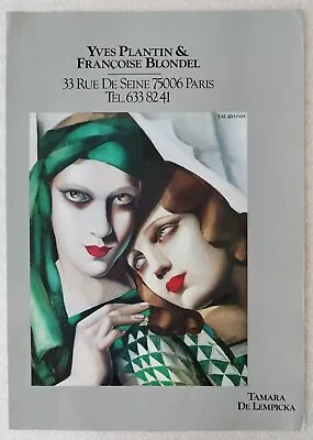 TAMARA DE LEMPICKA Original Poster 1981 • £102.74