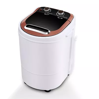 £64.99 • Buy Portable Washing Machine Mini Single Tub Washer For Flats Dorm Camping White New