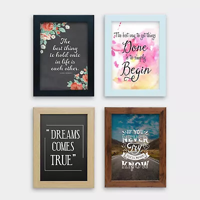 £2.95 • Buy A1 A2 A3 A4 Picture Frame Photo Frame Poster Frame Wooden Effect Black White Oak