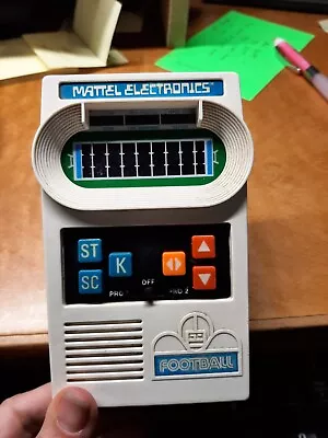 Vintage 2000 Mattel Classic Football Electronic Handheld Game Tested!  Retro • $34.99