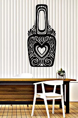 Vinyl Decal Wall Sticker Bottles Ornate Nail Polish With Ornament (n865) • $42.99