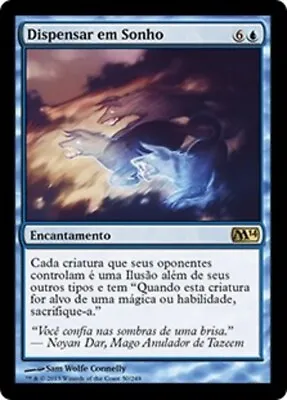 Dismiss Into Dream NM M14 MTG Magic The Gathering Blue Portuguese Card • $1.38