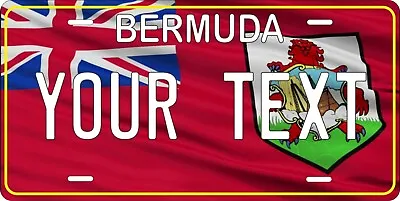 Bermuda Flag License Plate Personalized Custom Car Bike Motorcycle • £17.48