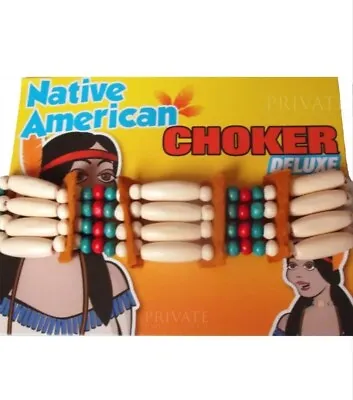 Deluxe Native American Indian Choker Mens Ladies Fancy Dress New Book Day • £4.79