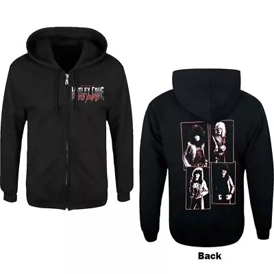 Motley Crue '40 Years' Black Zip Hoodie - NEW • $47.30