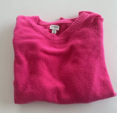 J. Crew Sweater Pullover Hot Pink Crewneck M • $9.99