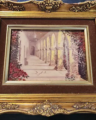 Frame Maurice Meyer! San Juan Mission `27/75 Limtd Ed Painting. 6.5  X 5  Signed • $150