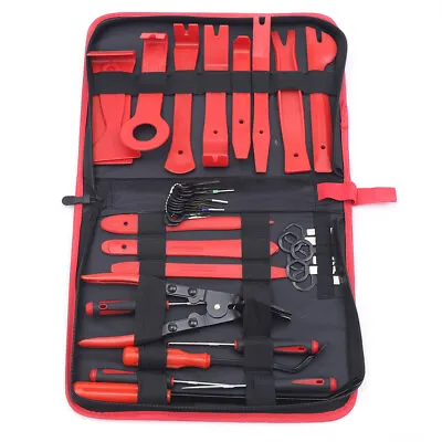 38pc Radio Body Door Panel Pry Dashboard Clips Kit Car Trim Removal Molding Tool • $27.56