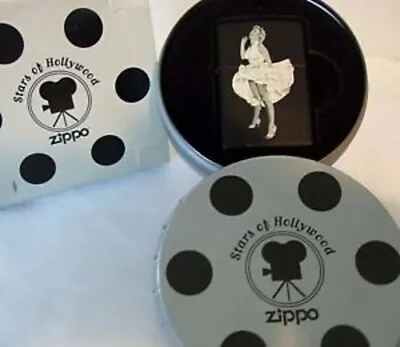 Rare Marilyn Monroe Famous White Dress Stars Of Hollywood Zippo Lighter • $109.01