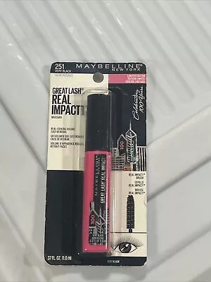 Maybelline Great Lash Real Impact ~ Limited Edition ~ 251 Very Black NEW! • $8.50