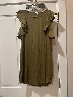 JCrew Dress Green  • $10
