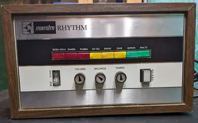 Maestro Rhythm MRK-3 By Gibson Vintage Analog Drum Machine • $150