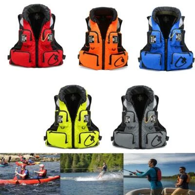$22.98 • Buy Life Jacket Safety Vest Sailing Kayak Fishing Hat Detachable Adjustable Buoyancy
