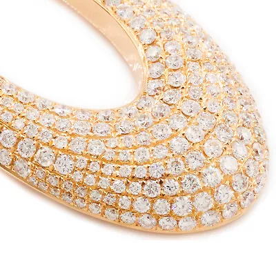 18k Rose Gold & 340 Diamond Link Pendant Appraisal $ 13500 • £5062.87