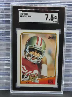 1988 Topps Jerry Rice Vintage Base #43 SGC 7.5 49ers • $3.25
