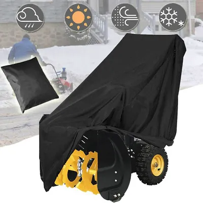 Heavy Duty Two-Stage Snow Blower Thrower Waterproof Cover Tarp UV Rain Protector • $27.59