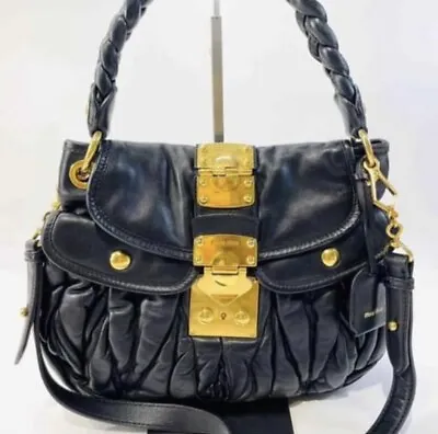 MIU MIU Materasse Coffer Bag. 2 Handles. Brand New. • $950